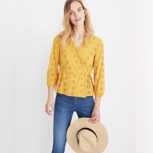 Madewell wrap top